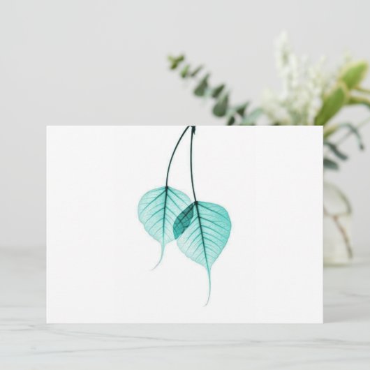 葉かわいらし板 招待状 (スタンド正面)