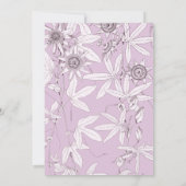 葉が一つになる クリスチャン結婚式招待状 招待状 (裏面)