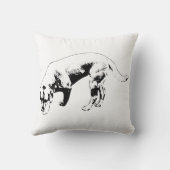 葉が並んだパスの仲間 クッション (裏面)