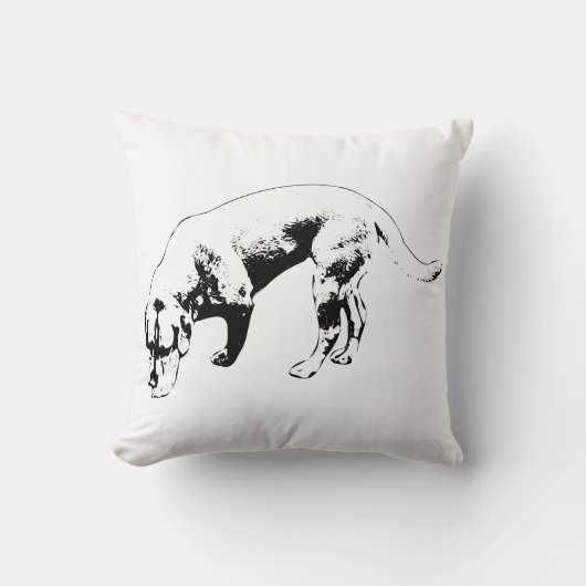 葉が並んだパスの仲間 クッション (正面)