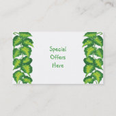 葉が多い名刺 名刺 (裏面)