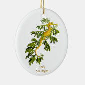 葉が多い海のドラゴンのカスタマイズ可能なオーナメント セラミックオーナメント (右)