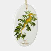 葉が多い海のドラゴンのカスタマイズ可能なオーナメント セラミックオーナメント (右)