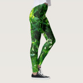 葉が多い緑のレタス レギンス (右)