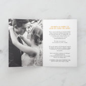 葉が恋に落ちる ウェディング ライブ ストリーム 写真 案内状 (内部)