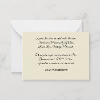 葉が素朴なシンプルピンクのモダン結婚フローラ ノートカード