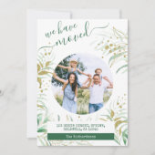 葉が緑エレガントに移った 案内状 (正面)