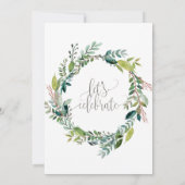 葉っぱでお祝いしよう！エンゲージメントパーティー 招待状 (裏面)