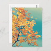 葉っぱのモノだ1 ポストカード (正面/裏面)