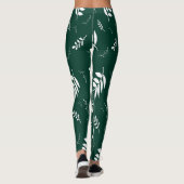 葉っぱ模様 レギンス (裏面)