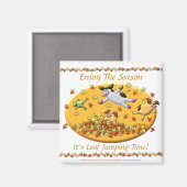 葉っぱ跳び時間だ！ マグネット (正面/裏面)