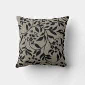 葉つる植物 クッション (裏面)