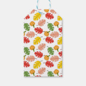 葉とカボチャ ギフトタグ (正面)