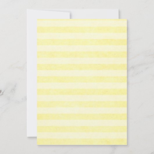 葉とレモンのブライダルシャワー招待カード 招待状 (裏面)