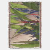 葉と影 スローブランケット (正面縦)