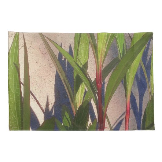 葉と影 枕カバー (裏面-右)