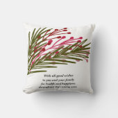 葉と果実 クッション (正面)