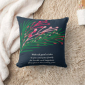 葉と果実 クッション (ブランケット)