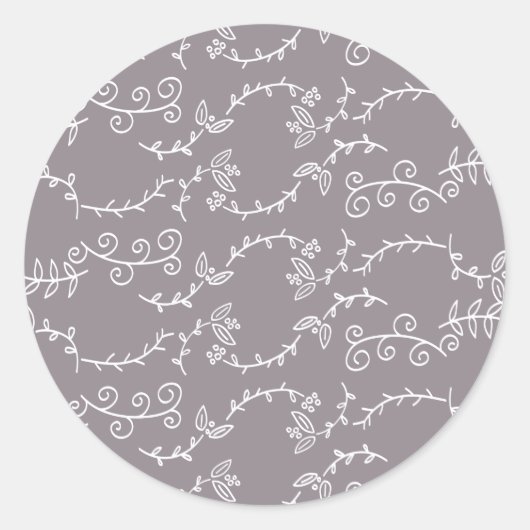 葉と果実 ラウンドシール (正面)