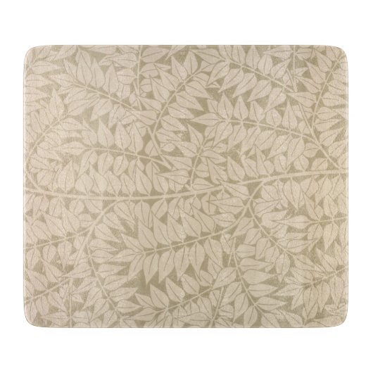 葉と枝の模様（William Morris著） カッティングボード (正面)