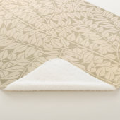 葉と枝の模様(William Morris著) シェルパブランケット (3/4)