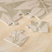 葉と枝の模様（William Morris著） ジグソーパズル (側面)