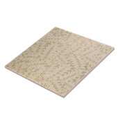 葉と枝の模様（William Morris著） タイル (側面)