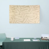 葉と枝の模様（William Morris著） 横断幕 (トレードショー)