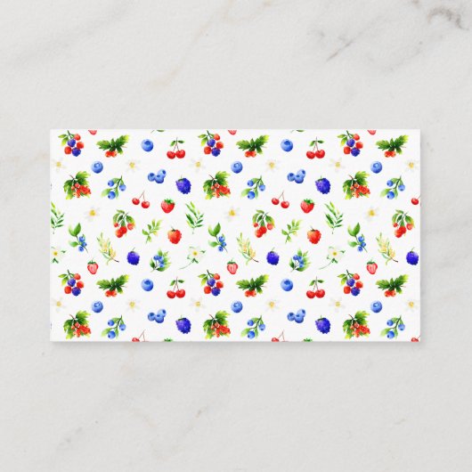 葉と混ぜ結婚合わせた果実 エンクロージャーカード (裏面)