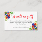 葉と混ぜ結婚合わせた果実 エンクロージャーカード (正面)