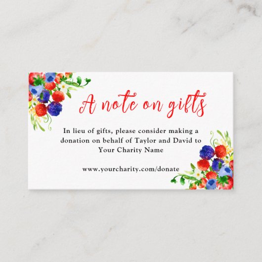 葉と混ぜ結婚合わせた果実 エンクロージャーカード (正面)