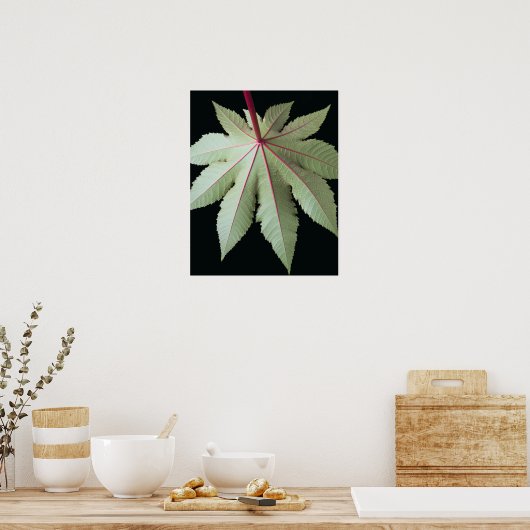 葉と茎 ポスター (キッチン)