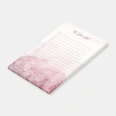 葉と蝶が投稿ノートをリストする ポストイット (アングル)