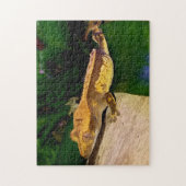 葉にケコの紋付パズル ジグソーパズル (縦)