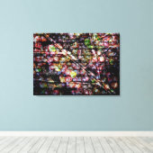 葉に葡萄をアートにする キャンバスプリント (インサイチュ (ウッドフロア))