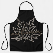 葉のある秋 エプロン (正面)