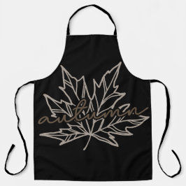 葉のある秋 エプロン