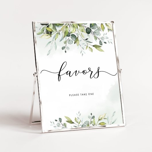 葉のイラストが素敵なユーカリのポスターをお取りください ポスター