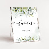 葉のイラストが素敵なユーカリのポスターをお願いします。 ポスター