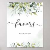 葉のイラストが素敵なユーカリのポスターをお願いします。 ポスター (正面)