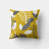 葉のオークル クッション (裏面)