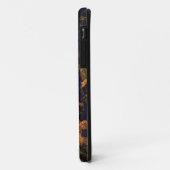 葉のカムフラージュパターンに対するオレンジ花 Case-Mate iPhoneケース (裏面/左)