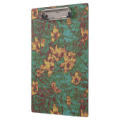 葉のカムフラージュパターン2に対する黄色い花 クリップボード (左)