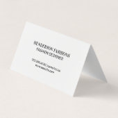 葉のカラフルパターン |天然木のパターン 名刺 (裏面)