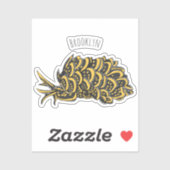 葉のギルド海のナメクジ漫画イラストレーション シール (シート)