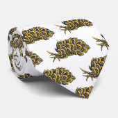 葉のギルド海のナメクジ漫画イラストレーション ネクタイ (ロール)