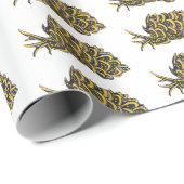 葉のギルド海のナメクジ漫画イラストレーション ラッピングペーパー (ロールコーナー)