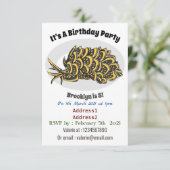 葉のギルド海のナメクジ漫画イラストレーション 招待状 (スタンド正面)