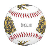 葉のギルド海のナメクジ漫画イラストレーション 野球ボール (正面)