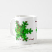 葉のクリスマスマグ コーヒーマグカップ (正面左)